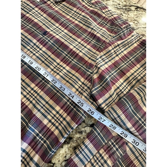 Ralph Lauren Plaid Shirt Classic Fit Heavier Cotton Mens Size Large Long Sleeve - Picture 7 of 9